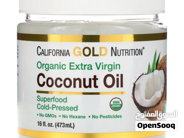 زيت جوز الهند البكر العضوي النقي وغير مكرر المعصور على البارد الغذاء الخارق