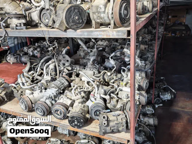 كمبريسر سيارة كومبريسر وارد هاف كت سيارات امريكية ياباني كوري نظيف مع تركيب Car compressor GMC TOYOT