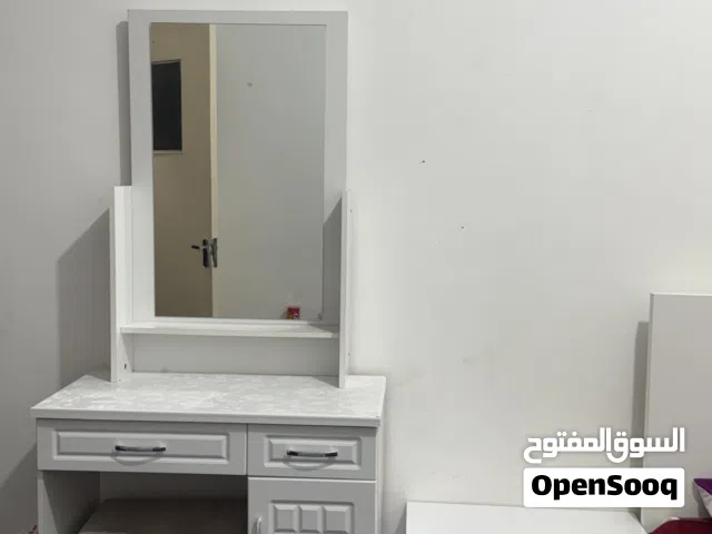 Mirror table with chair &bedside table