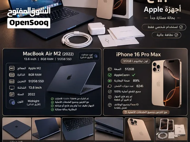 iPhone 16 pro max/ mac book m2,2022