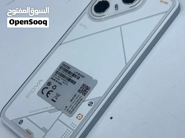 تكنو. بوفا 7ultra فايف جي ذاكرةً256 عشوائية 8 بطارية70واط 120فرم بالبوبجي
