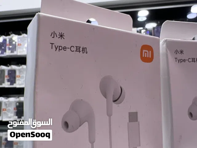 سماعات شاومي الاصلية مدخل تايب سي  HeadPhone Type-C Mi original  توصيل مجاني داخل عمان لمناطق محدودة