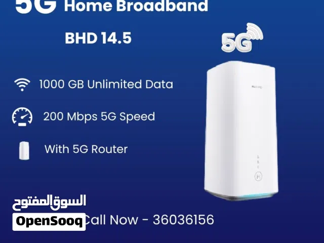 Home 5G internet - Zain High Speed 5G Home Broadband Connectivity (For Home, Shop & Office )