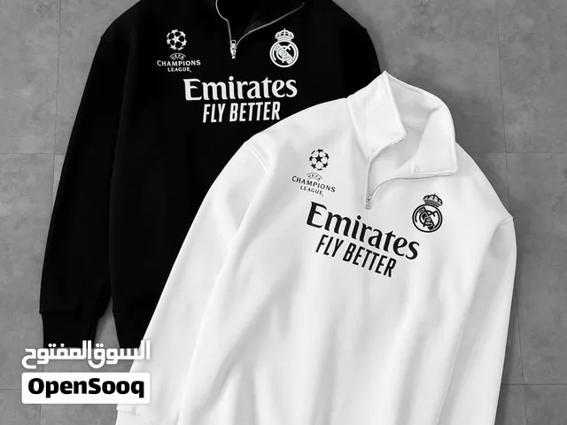 نص سوستة Real Madrid – خامة قطن 100%   موديل Real Madrid نص سوستة الكلاسيك اللي راجع بقوة... استايل