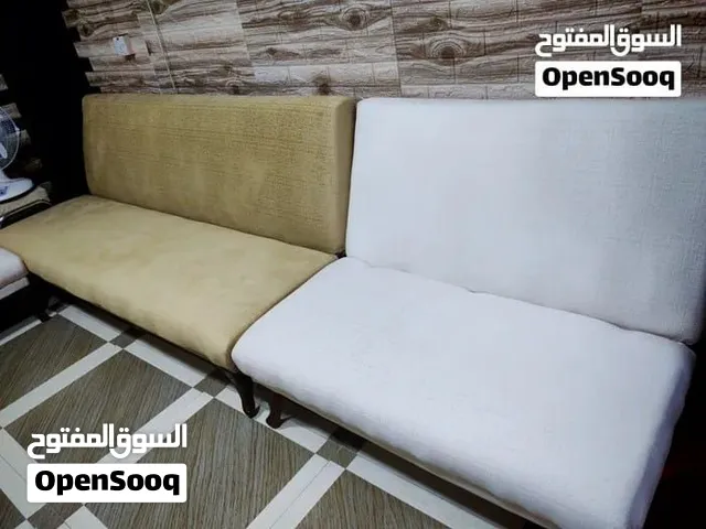 طخم قنفات تركي نظيف نوع ممتاز شرط الفحص ست قطع اثنين كبار واربعة صغار. ينفتحن سرير نوع سبرنك