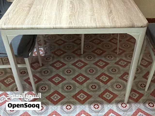 Wooden Finish Dining Table with 5 Chairs