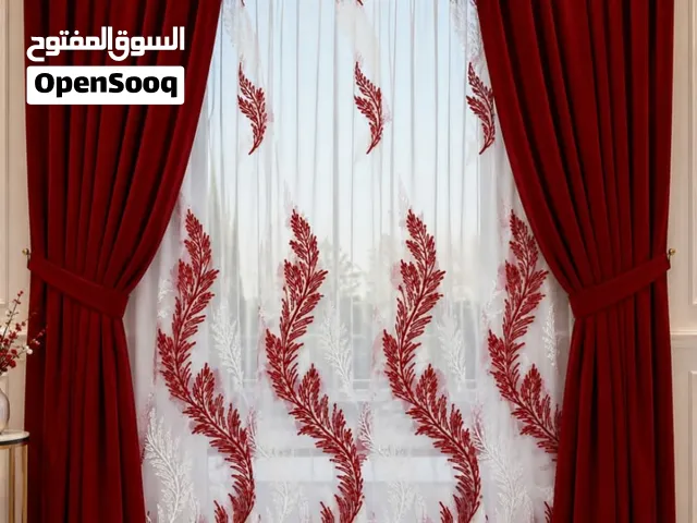 وصل حديثا طقم ستائر ملكيه جاهزه معا الحلق الدائرية ثقيل 3 قطع فاخر خارجي قماش مخملي ثقيل ناعم لامع..