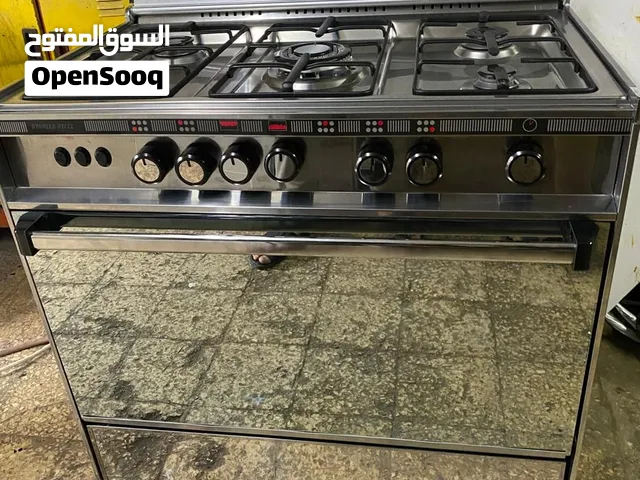 غاز خمس عيون ستانلس ستيل قياس 90 نار زرقاء قويه نظيف جدا جدا بحاله الوكاله استخدام خفيف جدا شبه جديد
