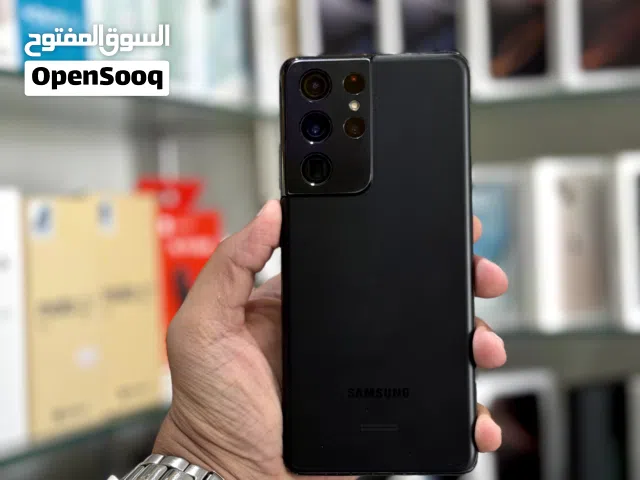 عرض خاص : Samsung S21 ultra 256gb هاتف نظيف كل شي فيه شغال , نظيف بحالة الوكاله مع ضمان