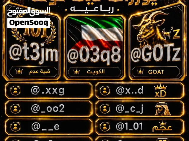جميع خدمات السوشيال ميديا يوزرات, متابعين, حسابات, تيك، انستا، سناب..