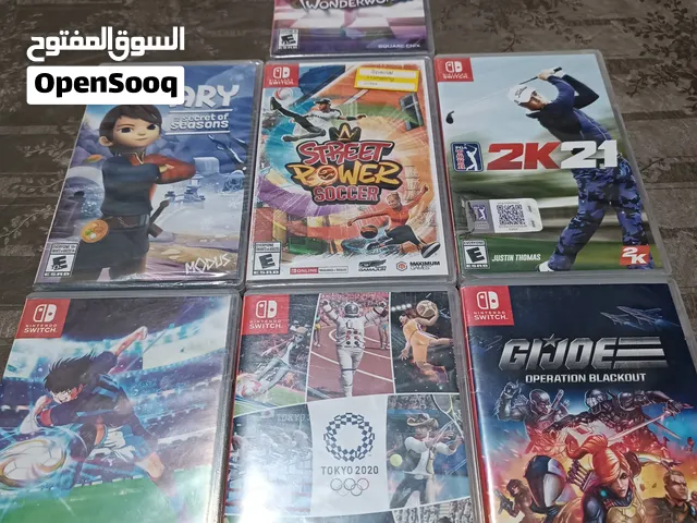 قطع والعاب وملحقات نينتندو سويتش وشخصيات سكايلاندرز بحاله ممتازه