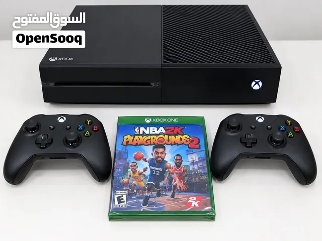 Xbox One Console + 2 Controllers + NBA 2K Playgrounds 2