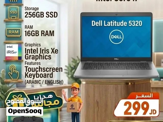لابتوب ديل مستعمل بحاله الوكاله Dell Latitude 5320 بشاشته الذكية التي تدعم اللمس يتوفر لدينا التوصيل