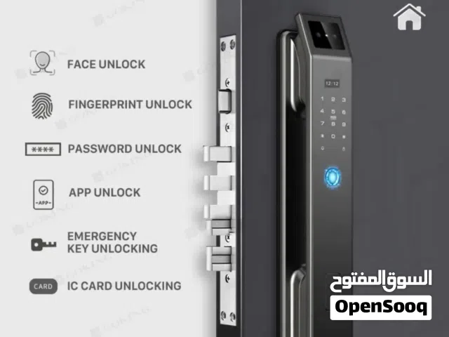 قفل ذكي مع شاشه مع شبكة الواي فاي
