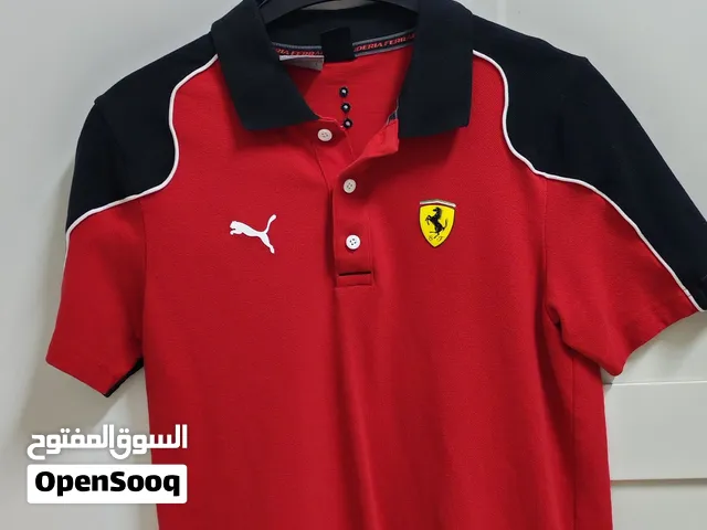 تيشيرت بولو بوما فيراري احمر و أسود