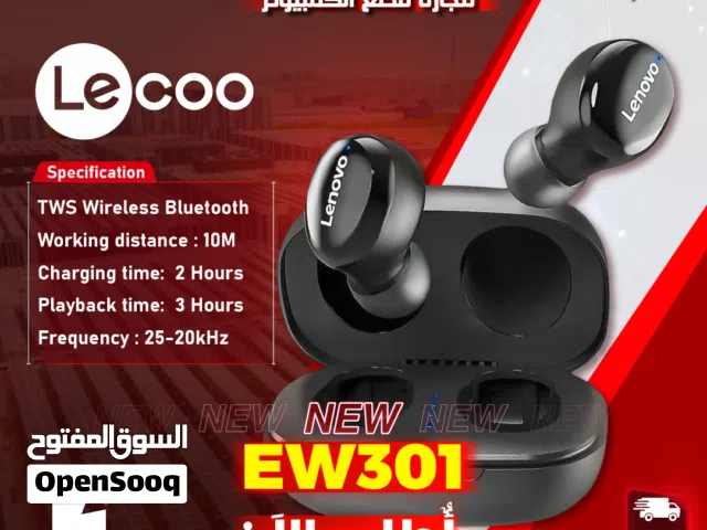 سماعات رأس وأذن اصلية من ليكوو بلوتوث عالية الجودة Lenovo Lecoo EW301 Earphone HD Audio