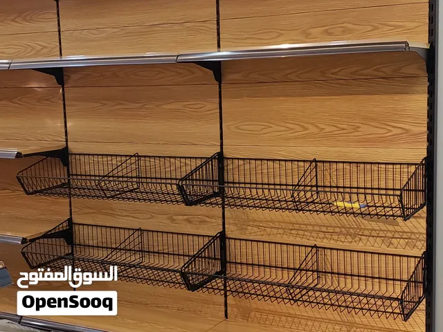 مستلزمات محلات و رفوف،صيدليات، مكتبات،مستودعات،  جميع انواع الرفوف
