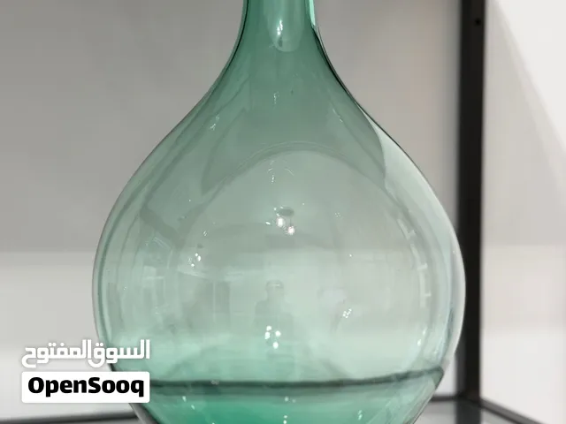 Vase large glass blue