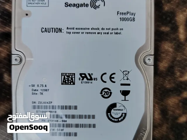 هارد seagate نظيف كلش مستعمل قليل واحد تيرا