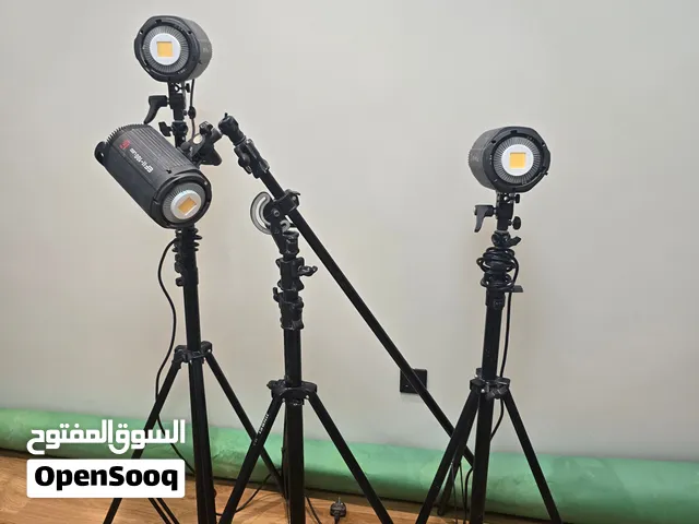 للبيع: طقم إضاءة واستاندات تصوير متكامل من Jinbei