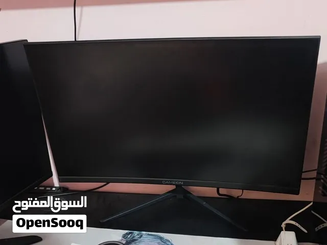 شاشة Gameon استعمال قليل حجم 27 الدقة 2k التردد 120hz مع سبيكرات هدية