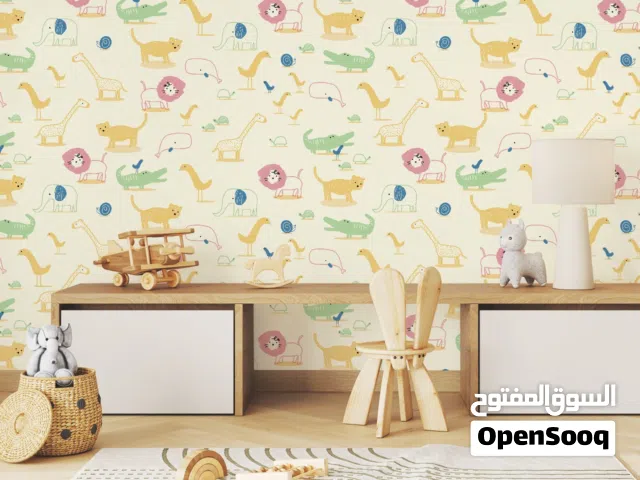 ورق جدران اطفال بأفضل الأسعار شامل التركيب والتوصيل متوفر تشكيلة واسعة من الورق  رسومات موديلات جديد