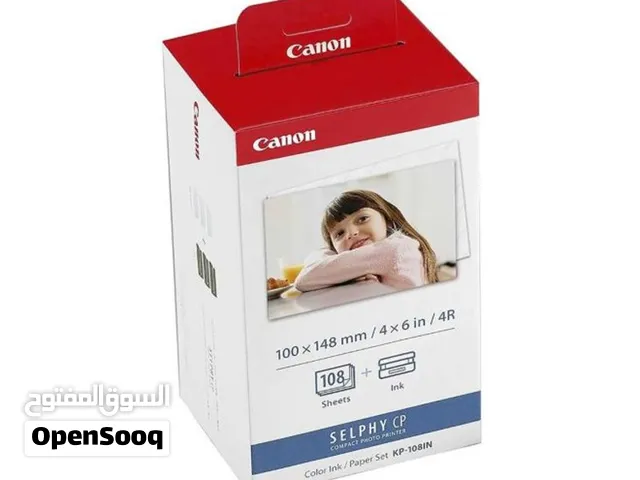 اوراق وحبر لطابعة الصور كانون سليفي SELPHY CP