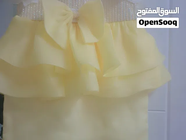 فستان بناتي جميل يناسب من عمر 6 ل 9 سنوات