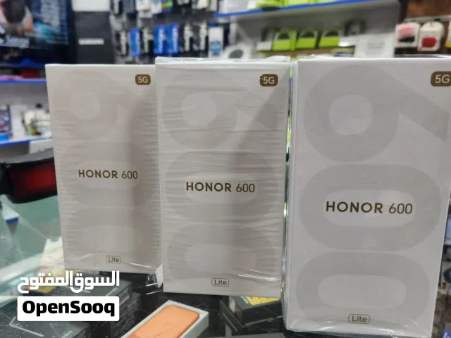 هونر 600 lite 5G  جديد مسكر كفالة الوكيل الرسمي بسعر مميز
