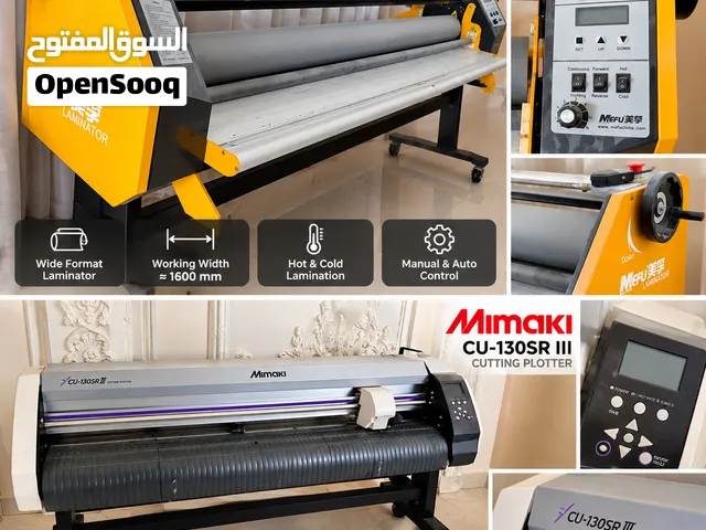 Mimaki CG-130SRIII cutting plotter + Mefu LAMINATOR