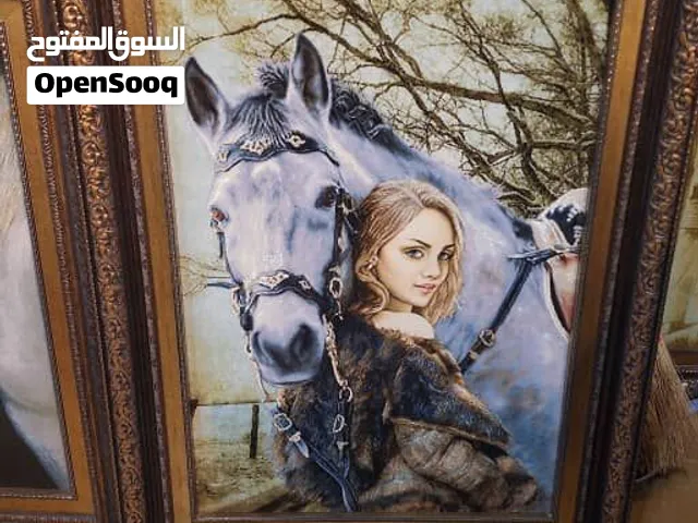 تابلو فرش فارسي يدوي – وبر صوف وسداة حرير Handwoven Persian Wall Art – Wool Pile & Silk Warp
