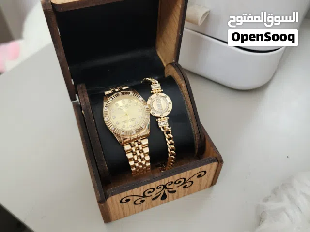 ساعة نسائية (شبيه رولكس)