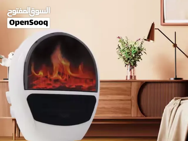 هيتر حراري منظر حطب بقوة 1500W و 220 فولت قياسات الهيتر 35X25X45cm  بثلاث درجات حراره