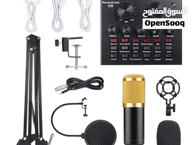 مايك ومكسر v10 Microphone and mixer