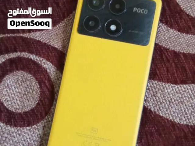 Poco x 6pro بحاله الزيرو للبيع. يدعم 120 فريم على لعبه ببجي رام 12 وذاكرة 512  وبسعر حرق 320$ دولار