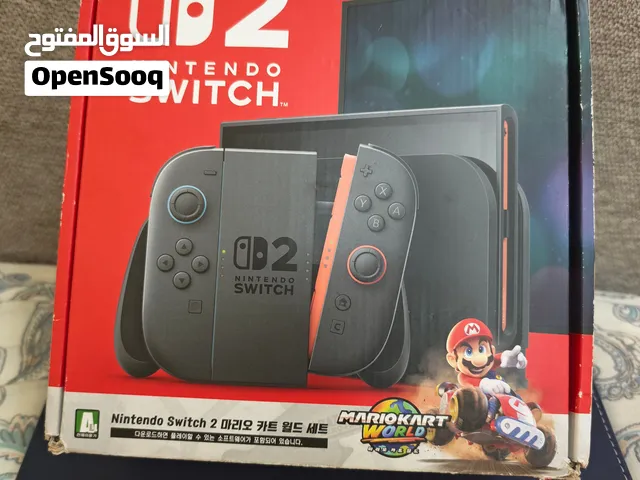 Nintendo Switch 2 بحالة ممتازة جدًا + 9 ألعاب + كامل الملحقات