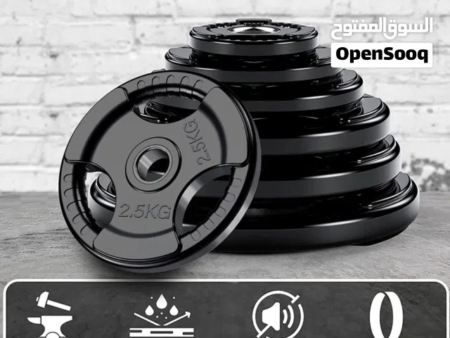 زوج 2.5Kg أوزان الصالات للبار الكبير فتحة كبيرة (الحشوة حديد بالكامل)