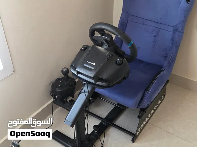 logictech playseat + logitech x playstation steering wheel and peddle. plus clutch.