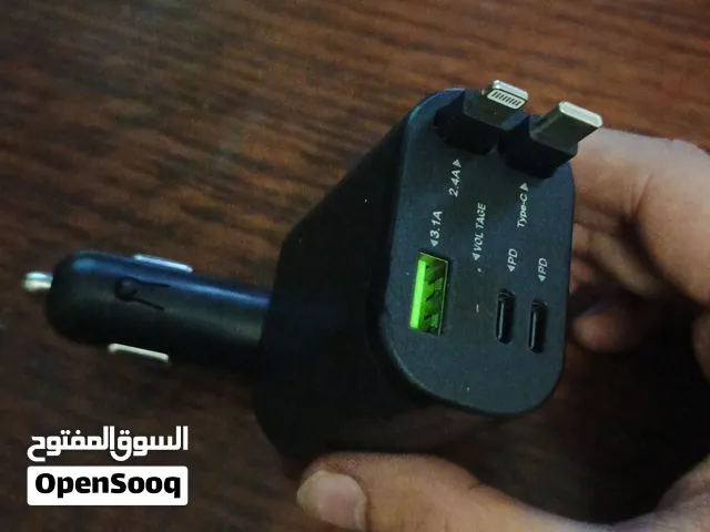 شاحن سيارة شاحن سيارة سريع متعدد الوظائف الكل في واحد بقوة 35 واط مع زاوية دوران قابلة للتعديل بحرية