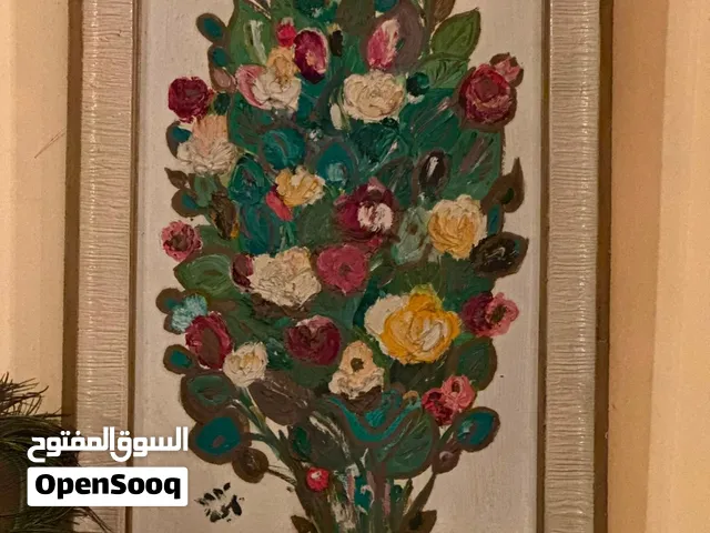 لوحة للفنانة بهيجة الحكيم