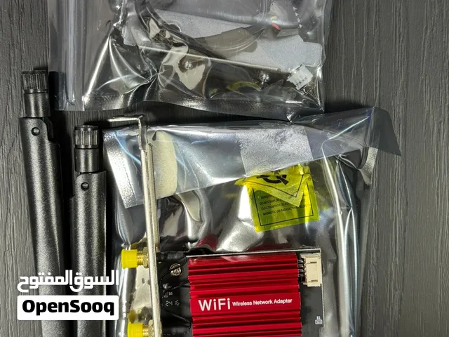 كارت واي فاي داخلي مع بلوتوث مدمج (PCIe WiFi Adapter) للحاسبة المكتبية