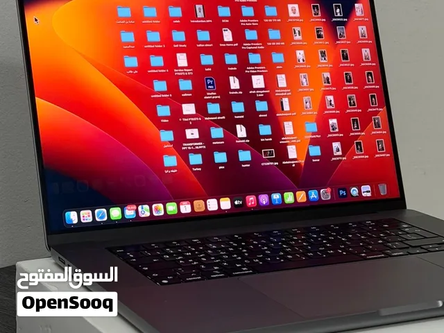 لاب توب ماك بوك برو M2 مع مساحة تخزين 1 تيرابايت نظيييف 2023