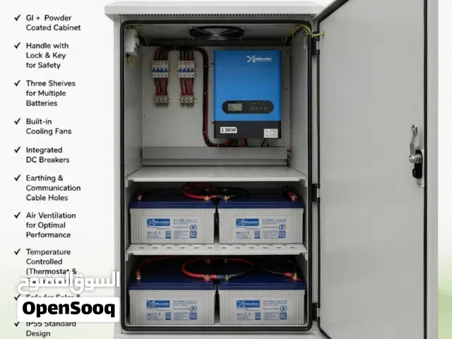 complete power solution for outdoor solar system