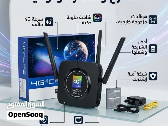 العنوان: راوتر 4G LTE CPE موديل CPF903 بشاشة ملونة وبطارية 3000mAh - بحالة ممتاز جداً