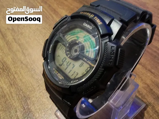 كاسيو رقمي مواقيت العالم خريطة أصلي