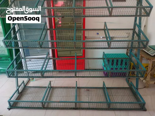 ستاندات للخضروات والفواكه وغيرها من مواد العرض 40 ريال متوفر 4 حبات stand for fruit and vegetables