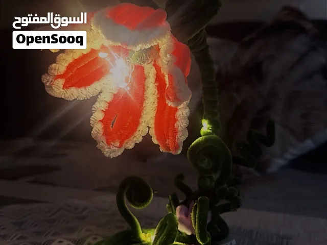 أباجورة الوردة المصنوعة يدوياً(flower lamp)
