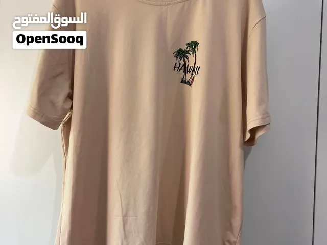 تيشيرت HAWAII بيج - مقاس XL - بحالة ممتازة