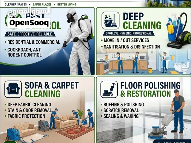 COMPLETE PROPERTY CARE SOLUTIONS – Pest control, Deep cleaning, Sofa cleaning, Floor Polishing