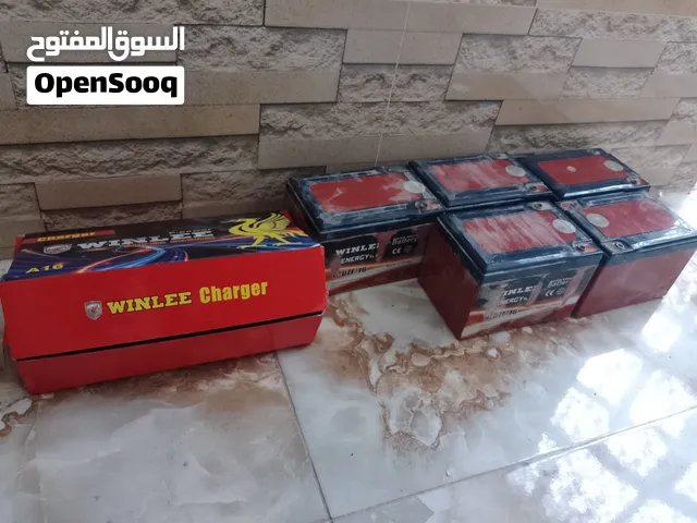 بطاريت ولي حجم 16 وشاحن مال شركه للبيع.